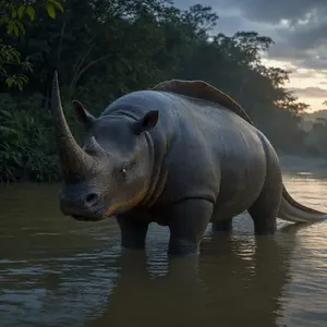 Electric eel + Rhinoceros